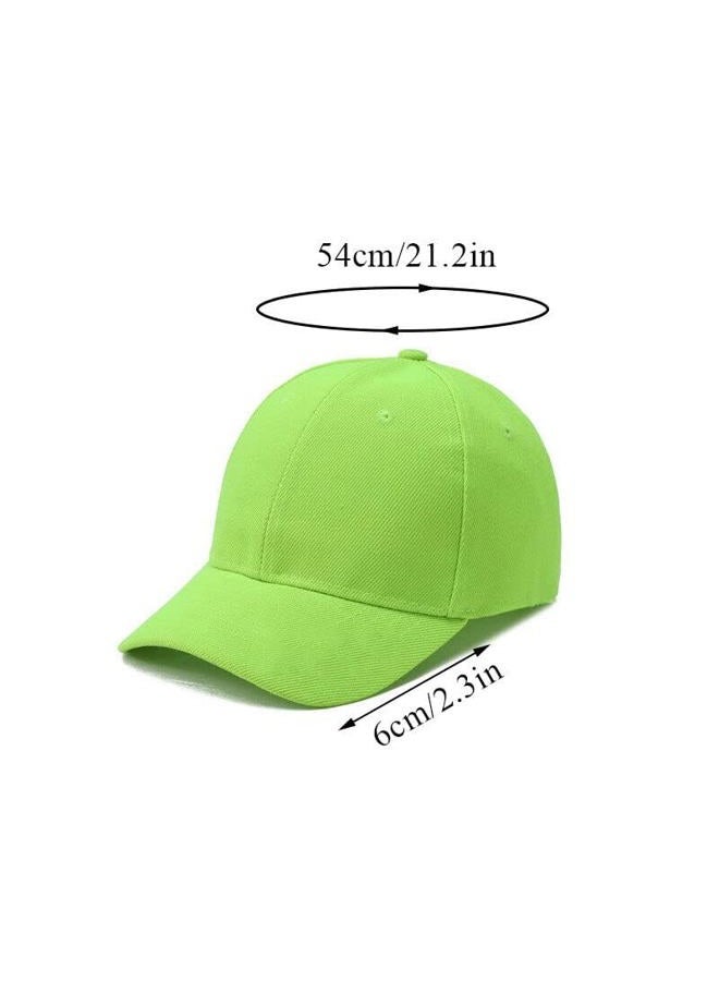 Boolavard Kids Boys Girls Soft Cotton Lightweight Baseball Cap Adjustable Size for 2-9 Years (Red) - Image 3