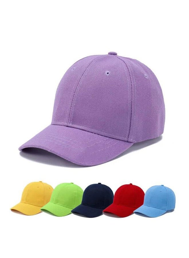 Boolavard Kids Boys Girls Soft Cotton Lightweight Baseball Cap Adjustable Size for 2-9 Years (Red) - Image 5