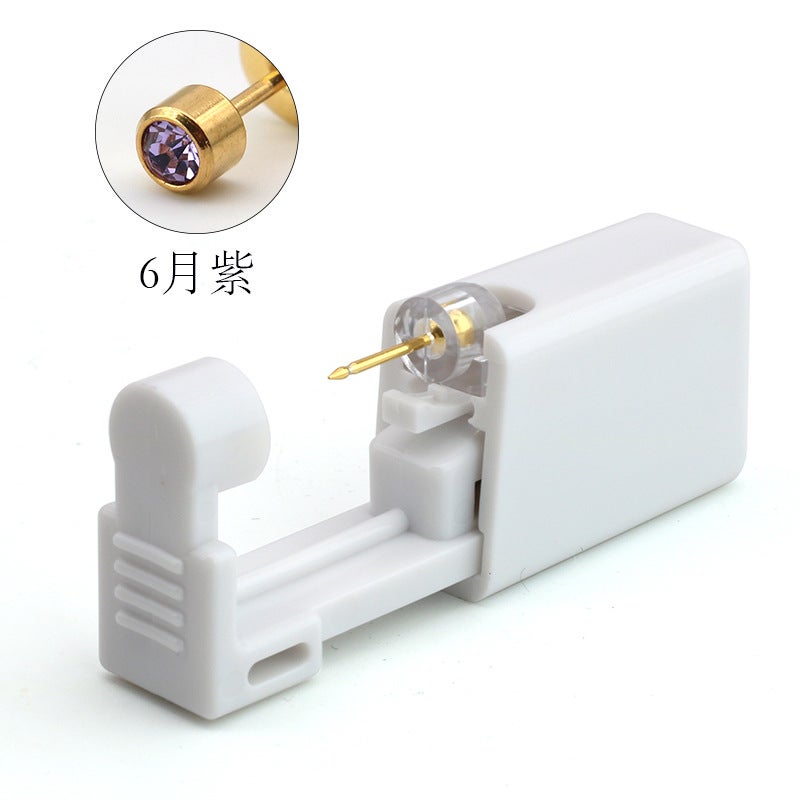 Second-Generation Disposable Ear Piercing Tool, Ear Piercing Gun, Ear Stud Gun, Ear Piercing Device, Ear Gun For Piercing Ear Cartilage And Creating Ear Holes - Image 1