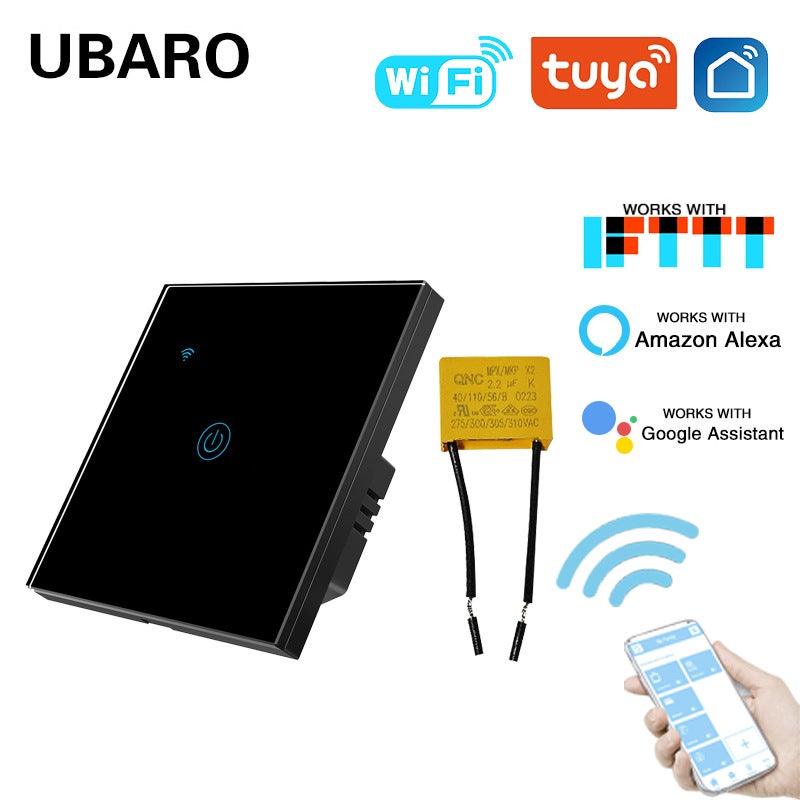UBARO WiFi Smart Switch with Voice Control, Works with Mainstream Smart Voice & Linkage Systems - Image 4