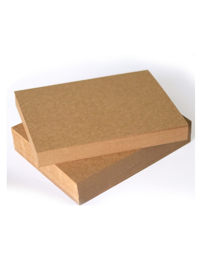 فيرستنوك ورق كرافت A5، وزن 350 غرام لكل متر مربع - 50 ورقة | ورق مقوى بني سميك للأعمال اليدوية، وبطاقات الهدايا، وبطاقات العمل، والطباعة، ومشاريع "اصنعها بنفسك" - Image 3