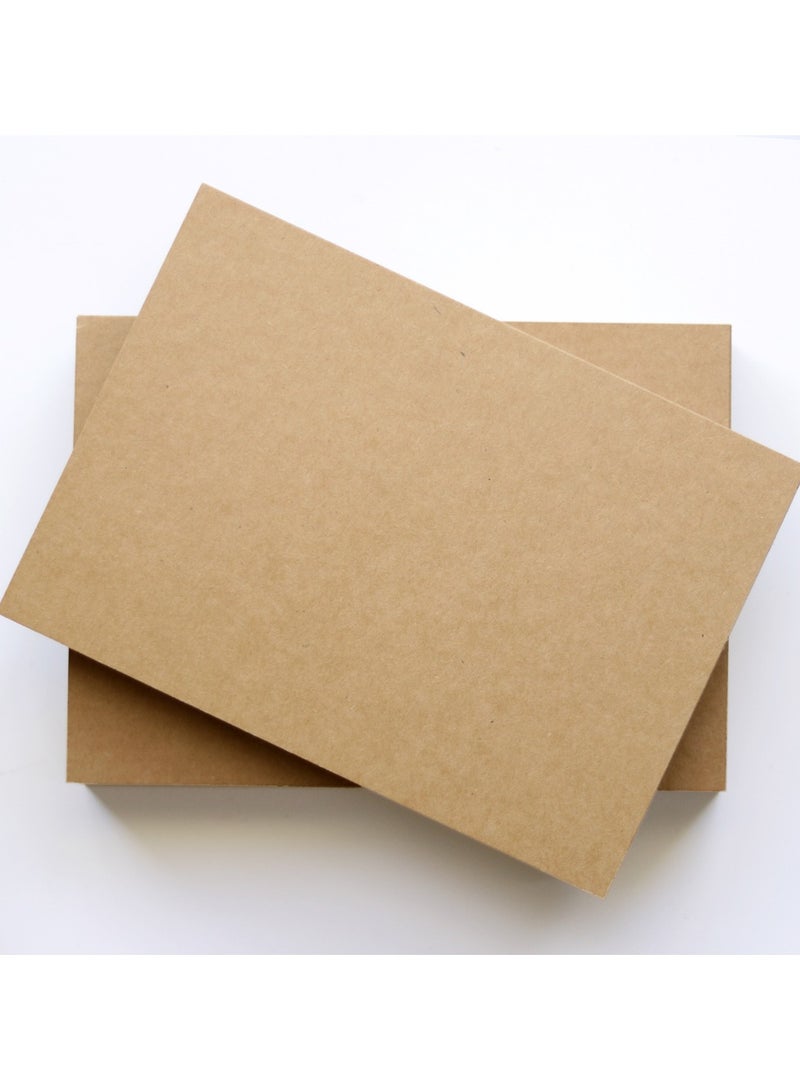 فيرستنوك ورق كرافت A5، وزن 350 غرام لكل متر مربع - 50 ورقة | ورق مقوى بني سميك للأعمال اليدوية، وبطاقات الهدايا، وبطاقات العمل، والطباعة، ومشاريع "اصنعها بنفسك" - Image 4