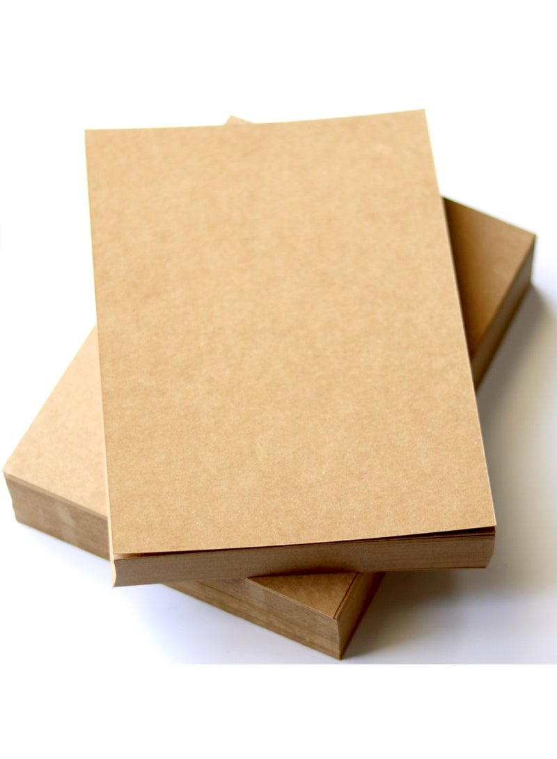 فيرستنوك ورق كرافت A5، وزن 350 غرام لكل متر مربع - 50 ورقة | ورق مقوى بني سميك للأعمال اليدوية، وبطاقات الهدايا، وبطاقات العمل، والطباعة، ومشاريع "اصنعها بنفسك" - Image 5