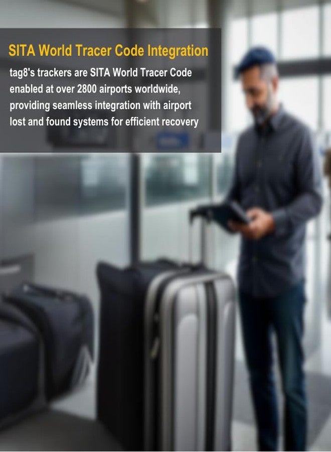 tag8 Bag Security Tag | Indian Flag (Tricolour) Luggage Tag with Airport Tracer Code | Stop Losing, Start Tagging-Pack of 2 - Image 5