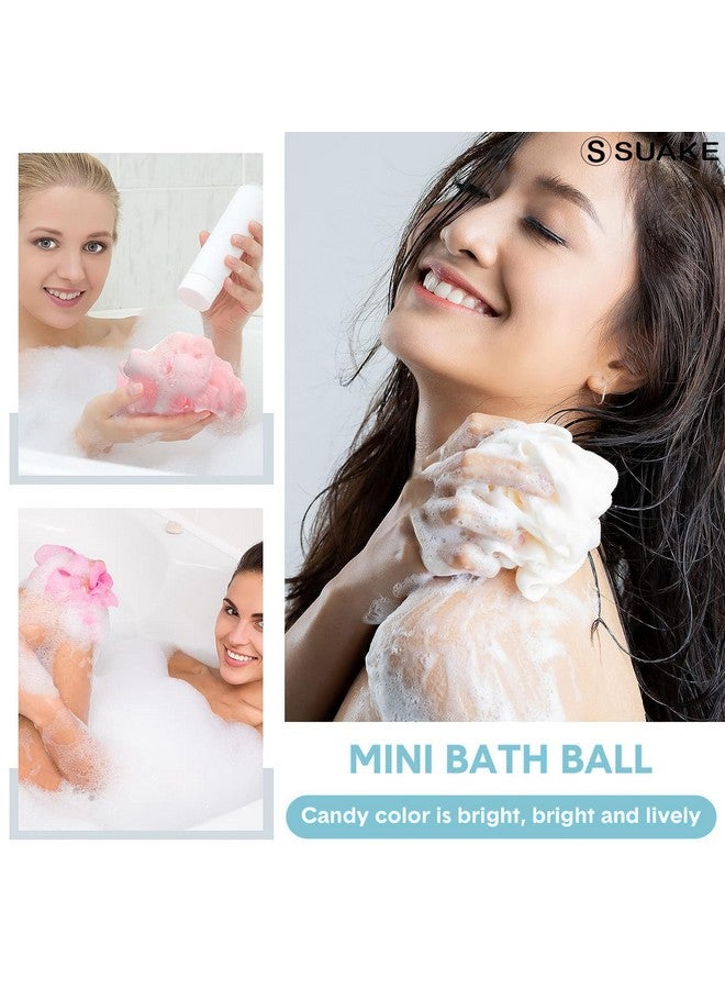 سويكي ليفة الاستحمام من Suake | مقشر للجسم وإسفنجة استحمام | ليفة للرجال والنساء والأطفال | ليفة بمقبض وخطاف لاصق على الحائط - تنظيف لطيف وفعال - Image 4