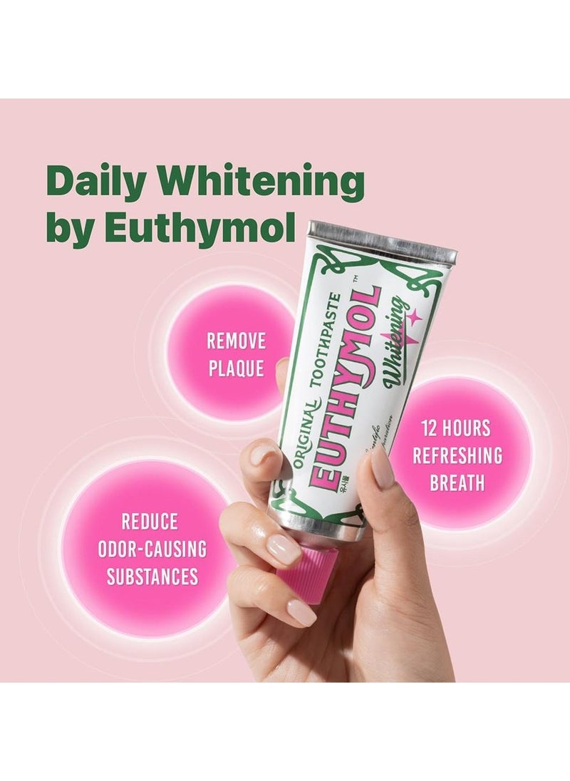 Euthymol Original Toothpaste, Whitening, 9.6X Whiter Teeth - 75 ml  - Image 3