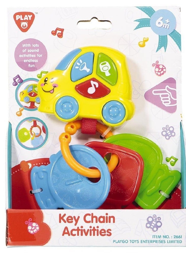 PLAYGO - Key Chain Activities With 3 Basic Keys - Image 1