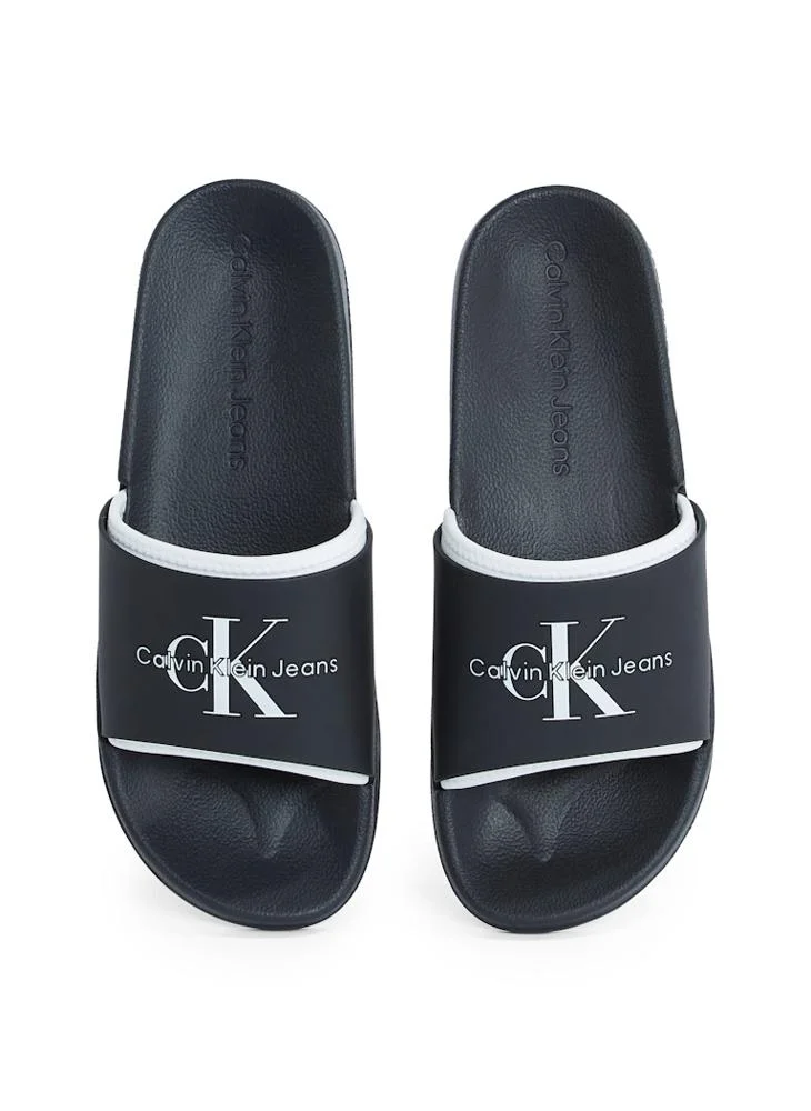 Calvin Klein Jeans Monologo Casual Slides