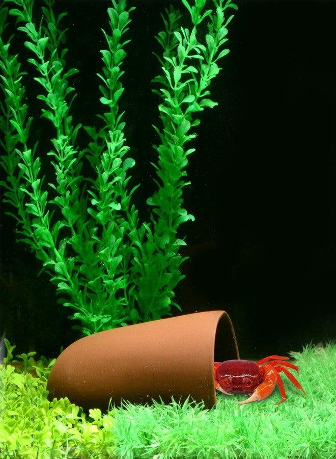 Saim Ceramic Shrimp Shelter Fish Tank Ornament Spawning Fish Hideaway Breeding Cones Cave Aquarium Decorations for Axolotl Pleco Crab Cave Betta Hideaway - Image 3