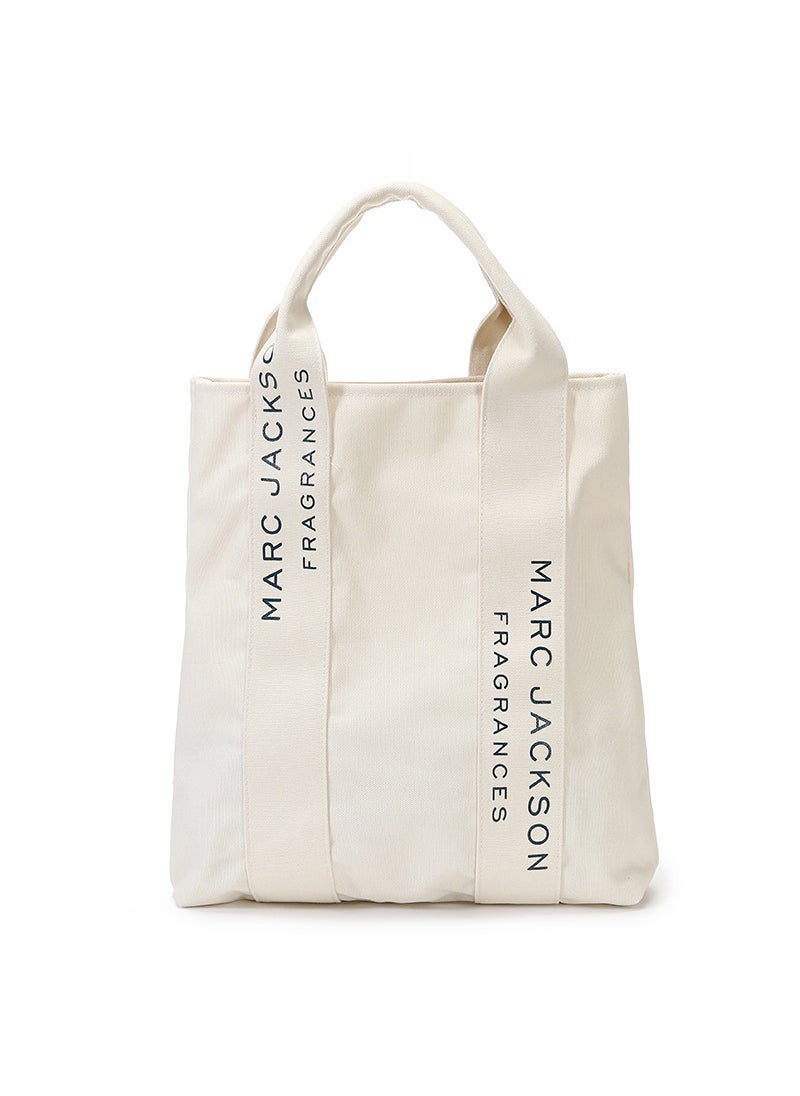 Generic - 1 x 5 pcs Custom Canvas Tote Bag Chic Korean Style for Women Vertical Canvas Tote - Image 1