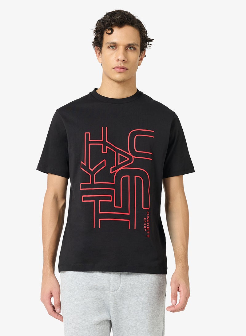 Hackett Graphic Crew Neck T-Shirt - Image 1