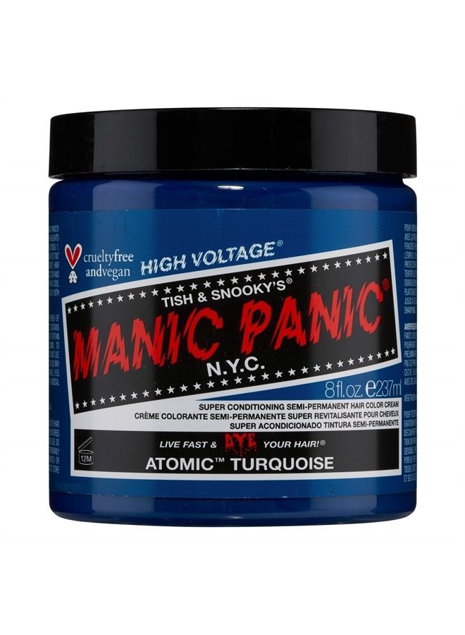 Manic Panic Vampire Red Hair Dye - Classic High Voltage - Semi Permanent Deep, Blood Red Hair Color - Vegan, PPD And Ammonia Free (8oz) - Image 1