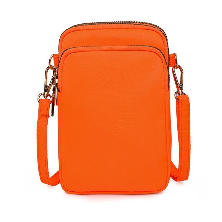 Mobile Phone Bag Women'S Slung Mini Bag Canvas Bag Trendy All-Match Vertical Shoulder Key Zero - Image 5