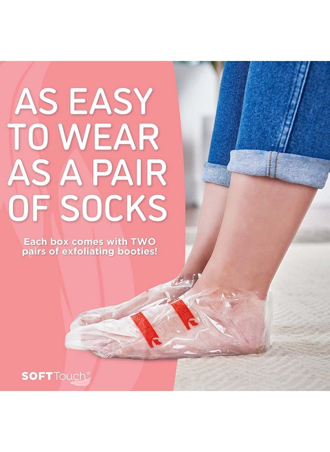 Soft Touch Soft Touch Foot Peel Mask - Pack of 2 Feet Peeling Masks for Dry, Cracked Heels & Calluses - Exfoliating Foot Mask Peel for Baby Soft Skin (Original)  - Image 3