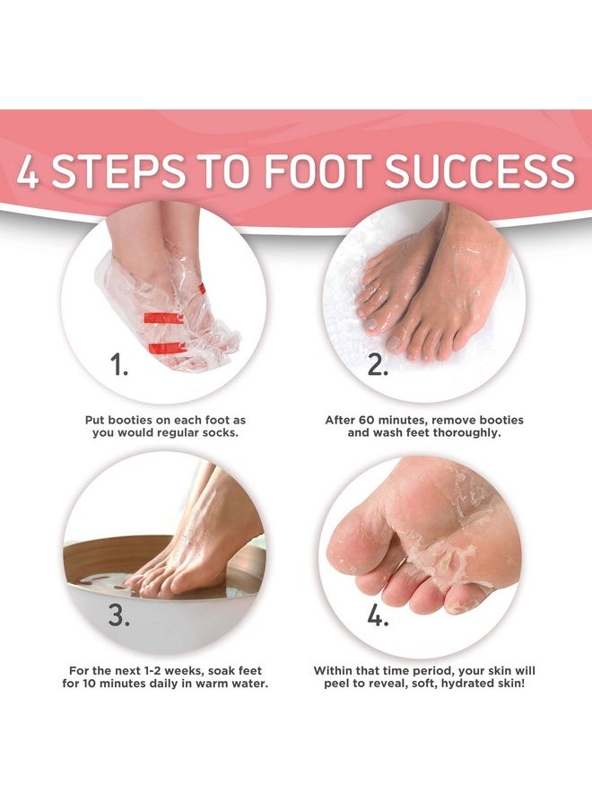 Soft Touch Soft Touch Foot Peel Mask - Pack of 2 Feet Peeling Masks for Dry, Cracked Heels & Calluses - Exfoliating Foot Mask Peel for Baby Soft Skin (Original)  - Image 5