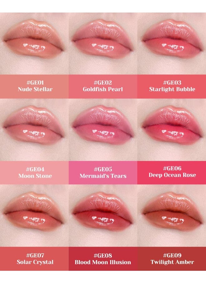 Flower Knows Moonlight Mermaid Series Jewelry Lip Gloss (Ge07 Solar Crystal)  - Image 5