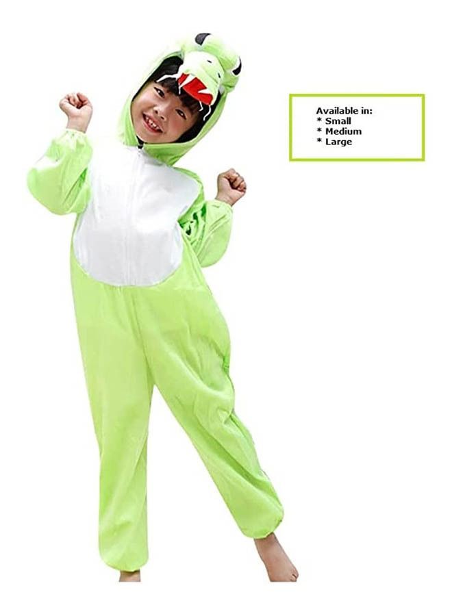 برين جيجلز قهقهات الدماغ بذلة حفلة كرنفال مصممة على شكل حيوانات تمساح قطيفة للأطفال الأولاد والبنات مقاس صغير - Image 4