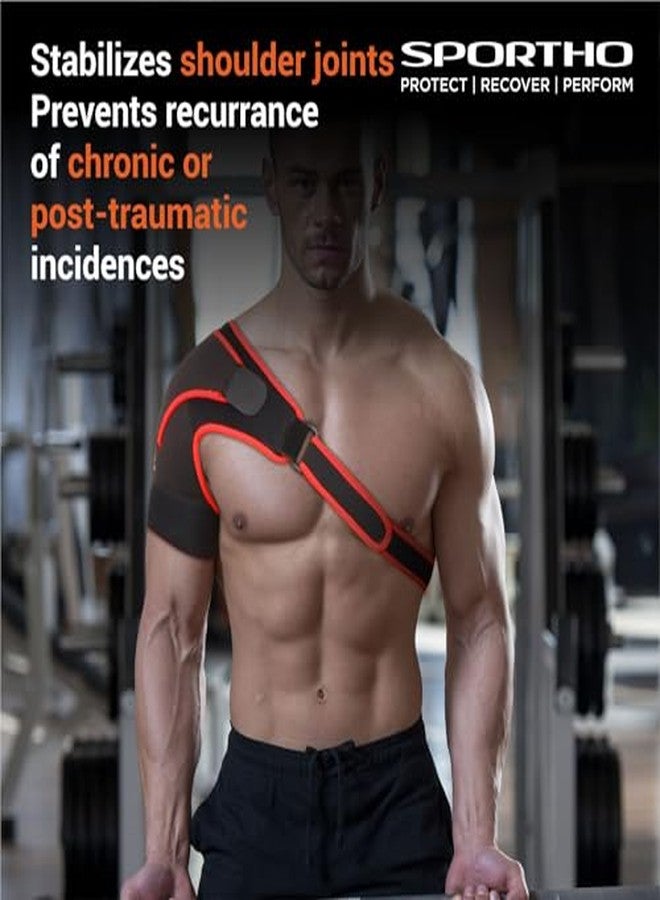 Nivia Shoulder Support for men and women, adjustable neoprene shoulder brace with breathable compression for pain relief, inflammation control and sports recovery - Image 4