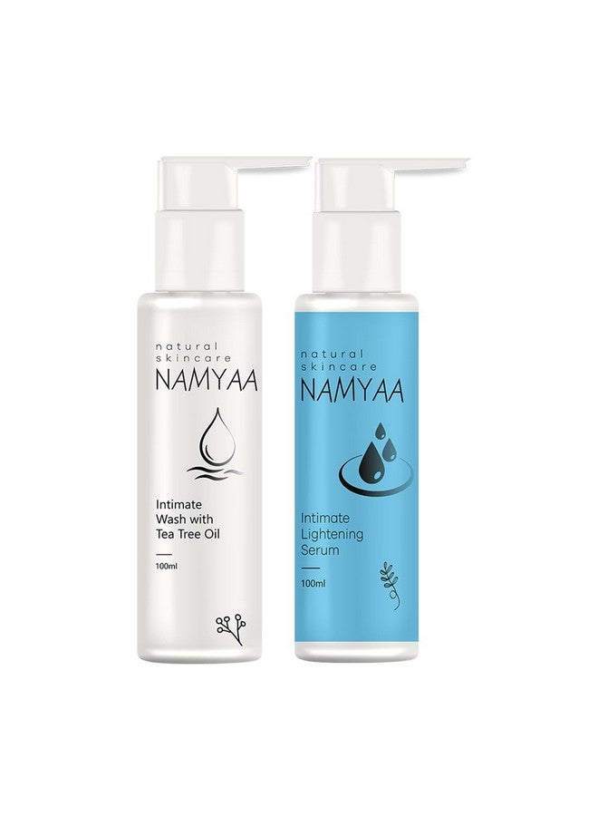 Namyaa Intimate Lightening Serum and Hygiene Wash for Men and Women, 100 gram each - Image 1