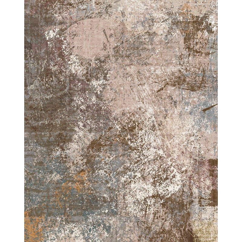 Arbosofe Modern Abstract Rug for Living Room, 8'x10' Washable Area Rug with Non-Slip Backing & Short Pile, Large Carpet with Abstract Pattern for Living Room Bedroom and Dining Floor Carpet Brown - Image 5