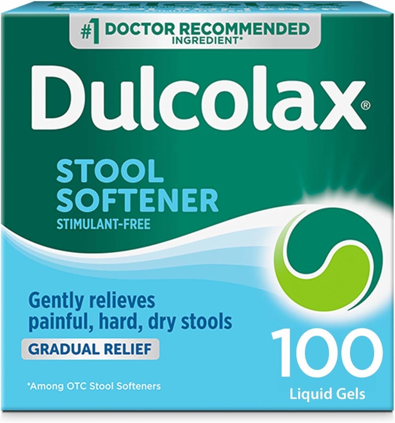 DULCOLAX كبسولات جل ملين دولكولاكس لتليين البراز 100 حبة ولبوس جليسرين فليت لتخفيف الإمساك 50 حبة - Image 2