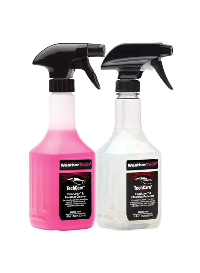 WeatherTech TechCare FloorLiner & FloorMat Cleaner and Protector Kit 20.95 x 17.78 x 9.52 cm 8LTC36K - Image 1
