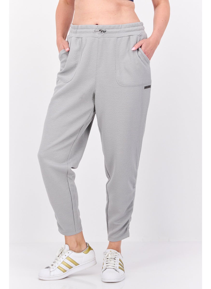 NINE WEST Women Sportswear Fit Training Sweatpants, Grey  - Image 1