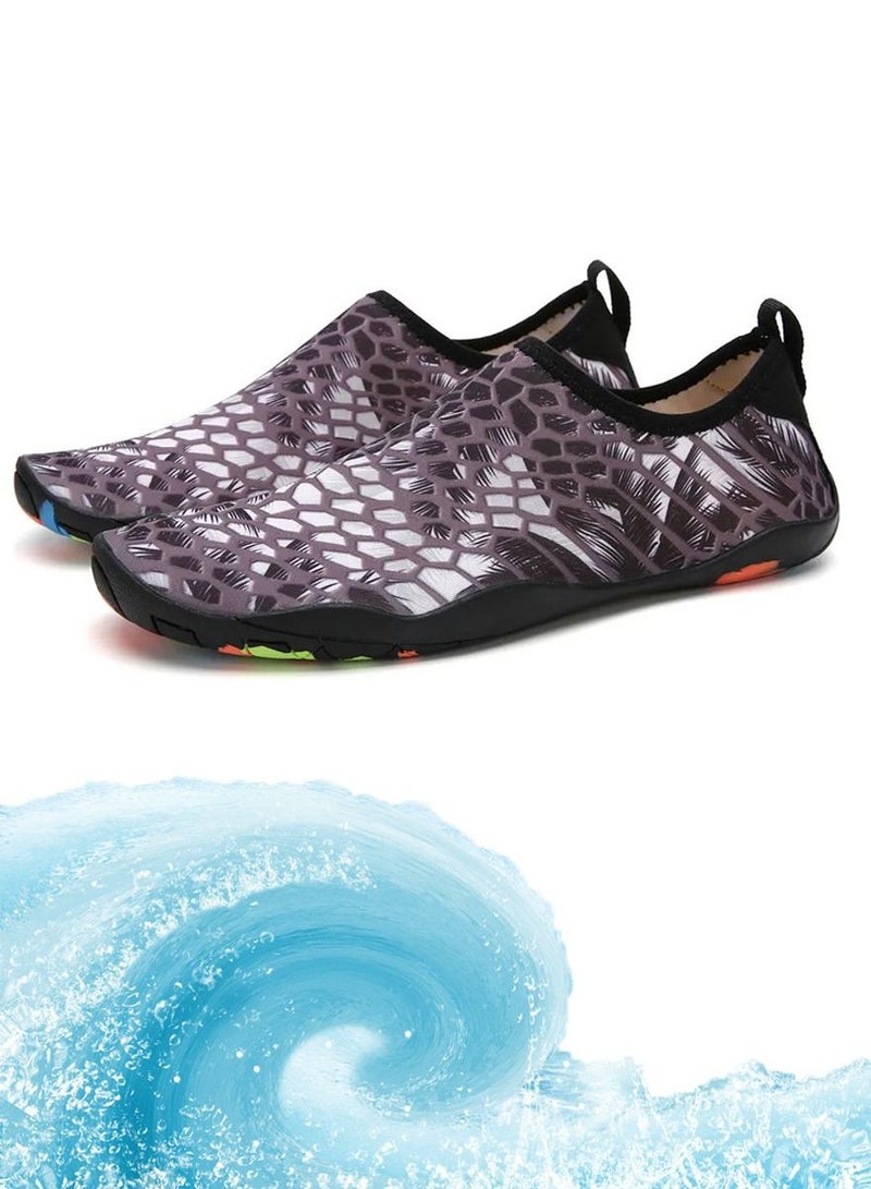 ISHWAZ Excellent Water Sports Shoes, Swimming Shoes Diving Shoes Beach Shoes Surfing Sneakers, Quick Dry, Comfortable Aqua Footwear, Perfect for Swimming, Beach, Pool, River, Yoga, Boating, Outdoor, Hiking  - Image 1