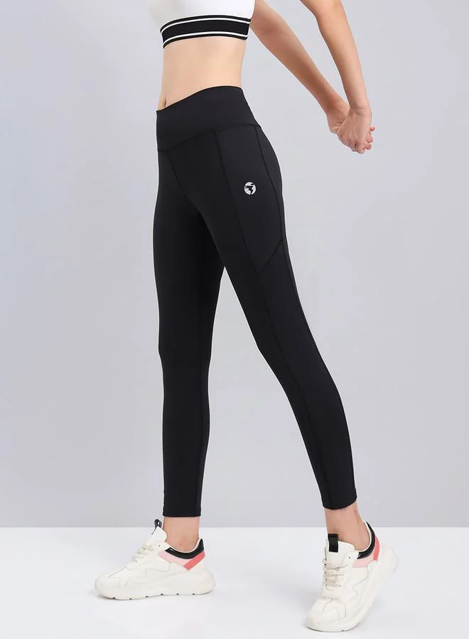 Technosport 4-Way Lycra Stretch Active Leggings with Pocket by Styli