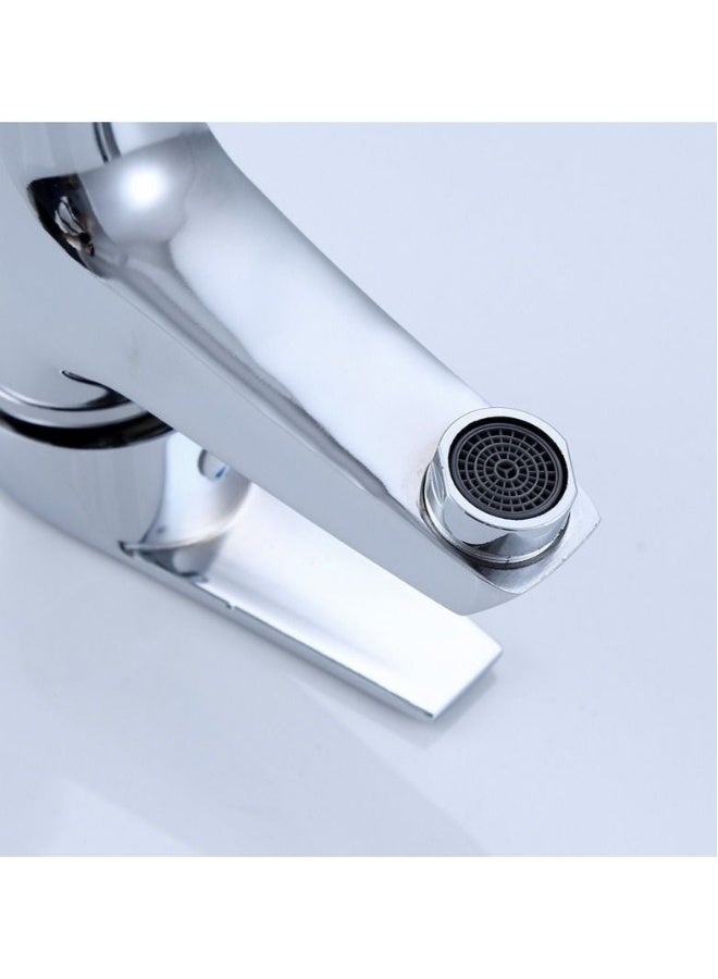 Beauenty Puality Stainless Steel Basin Faucet With Single Handle And Single Hole Hot And Cold Control, Suitable For Bathroom Washbasin - Image 4