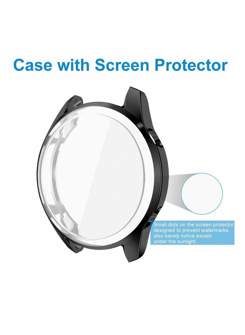 Y&D Compatible for Huawei Watch GT 2 46mm Screen Protector Case 1PCS Soft TPU Scratch Resist Full Cover Proof Protective Bumper Shell  - Image 2