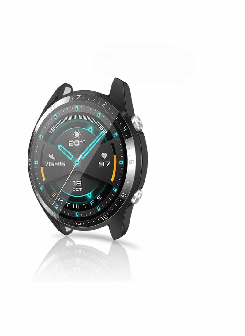 Y&D Compatible for Huawei Watch GT 2 46mm Screen Protector Case 1PCS Soft TPU Scratch Resist Full Cover Proof Protective Bumper Shell  - Image 1