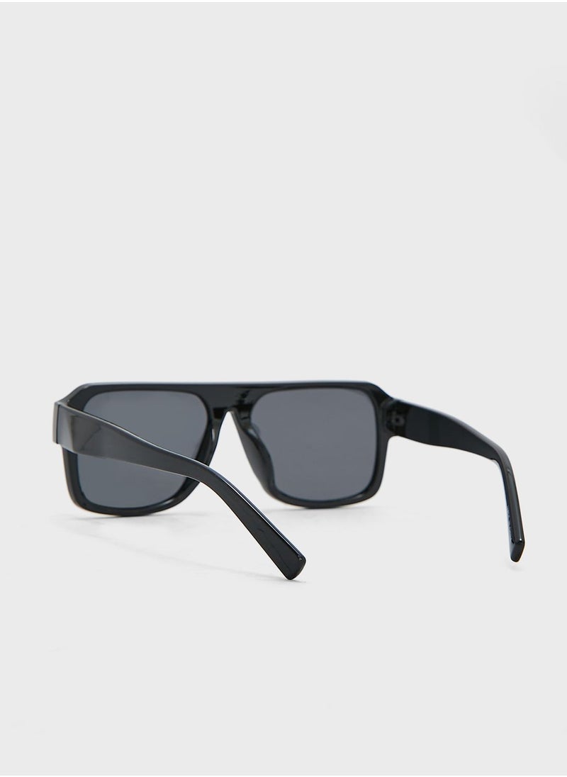 Polarized Square Len Sunglasses