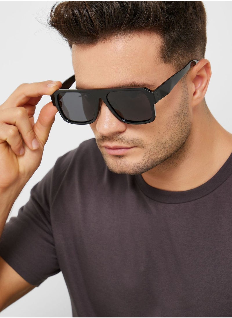 Polarized Square Len Sunglasses