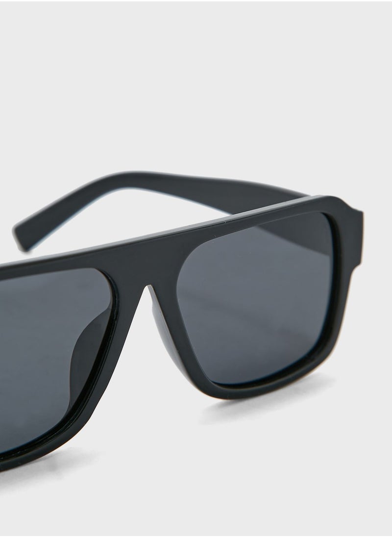 Polarized Square Len Sunglasses