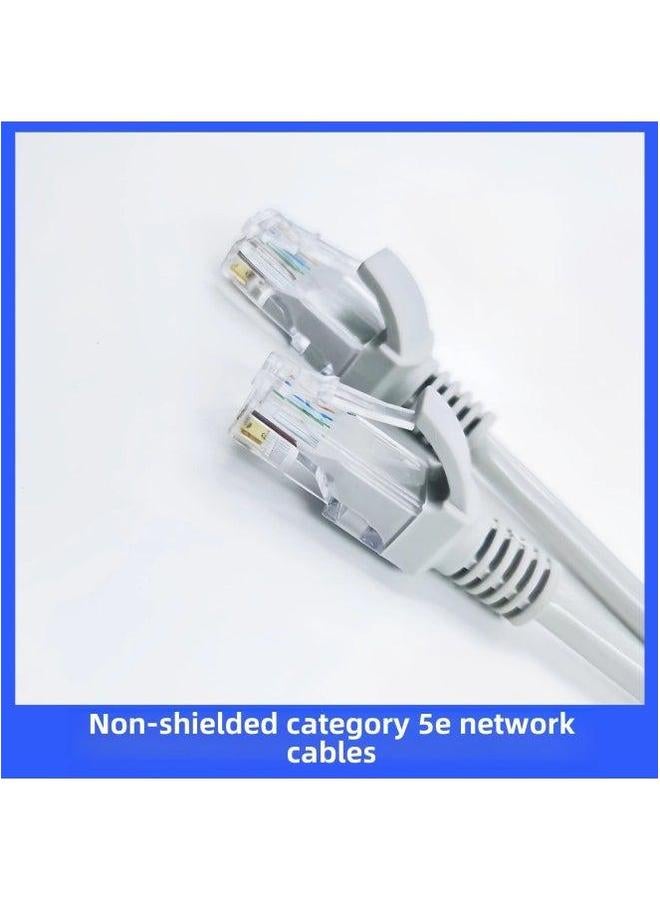 Super Class 5 Network Cable Unshielded Router Jumper Finished Broadband Line Cat5e Computer Connection Line-Color:Light Gray 】-Line Length:25M  - Image 4