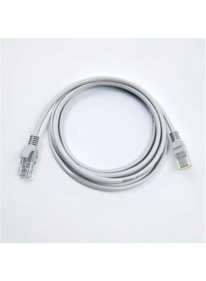 Super Class 5 Network Cable Unshielded Router Jumper Finished Broadband Line Cat5e Computer Connection Line-Color:Light Gray 】-Line Length:25M  - Image 1
