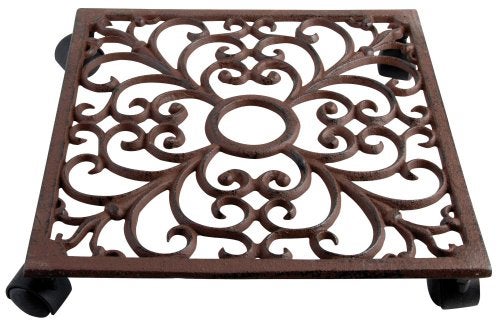 Esschert Design Plant Trolley - Square Cast Iron - Image 5