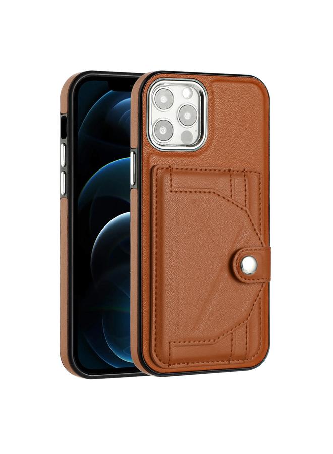 The Bros Phone Case For iPhone 12 / 12 Pro Shockproof Leather Phone Phone Case with Card Holder - Image 2