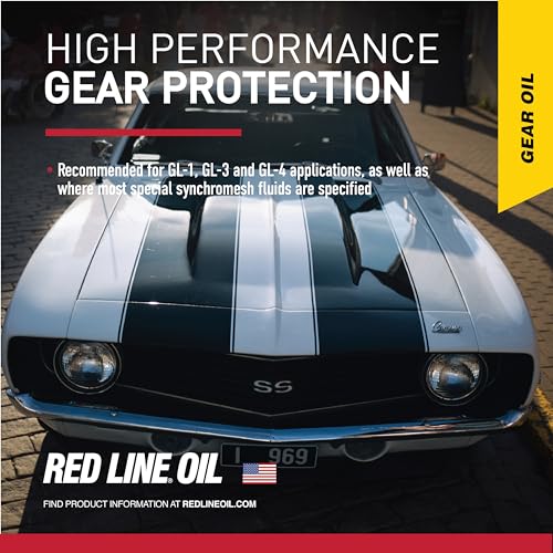 Red Line زيت نقل الحركة MT-90 75W-90 GL-4 من ريد لاين 50304 - 1 كوارت (4 عبوات) - Image 5