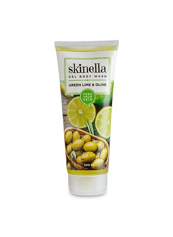 skinella - Gel Body Washgreen Lime And Olive 200Ml - Image 1