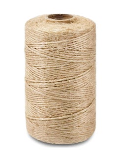 Generic 656 Feet Jute Twine String,2mm Cotton Twine String,Strong Food Safe Cotton Wraps String,for Gift Wrapping Craft Plant Garden Handmade Arts Decoration Packing String Home Decor  - Image 1