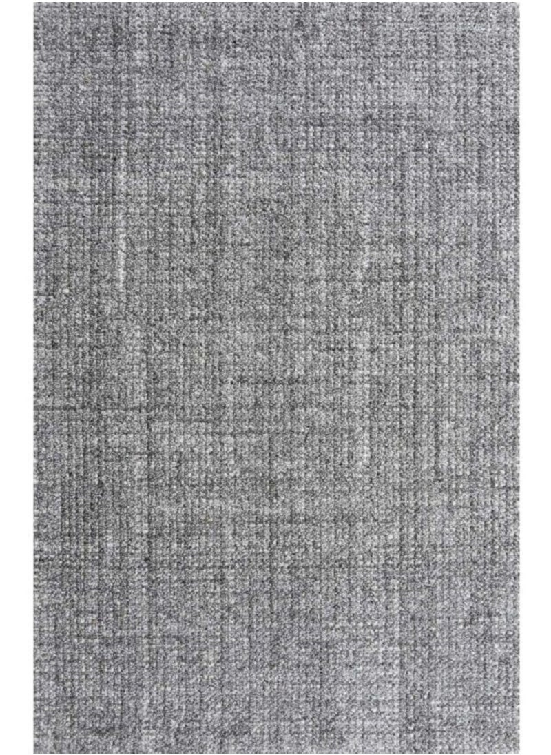 AURUM HOME AH043A Hand Tufted  Modern Area Rug  Indoor Living Dining Bedroom Room and Gallery Area Rugs Loop Pile Wool, Rectangle  - Image 1