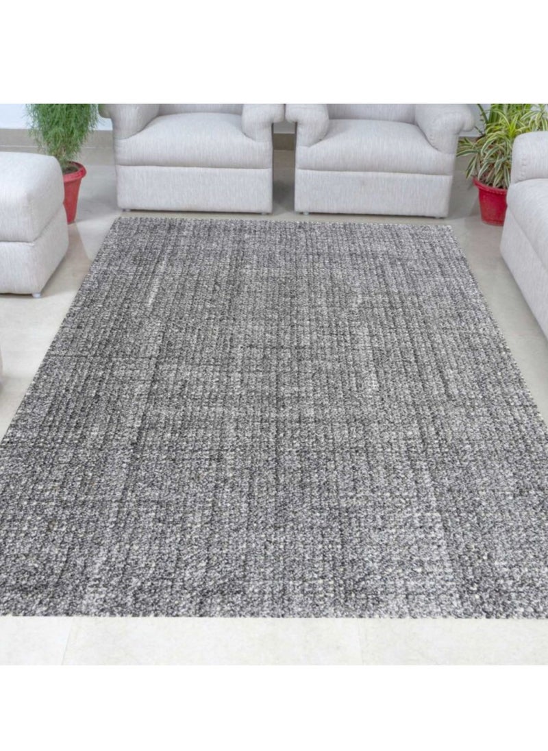 AURUM HOME AH043A Hand Tufted  Modern Area Rug  Indoor Living Dining Bedroom Room and Gallery Area Rugs Loop Pile Wool, Rectangle  - Image 2