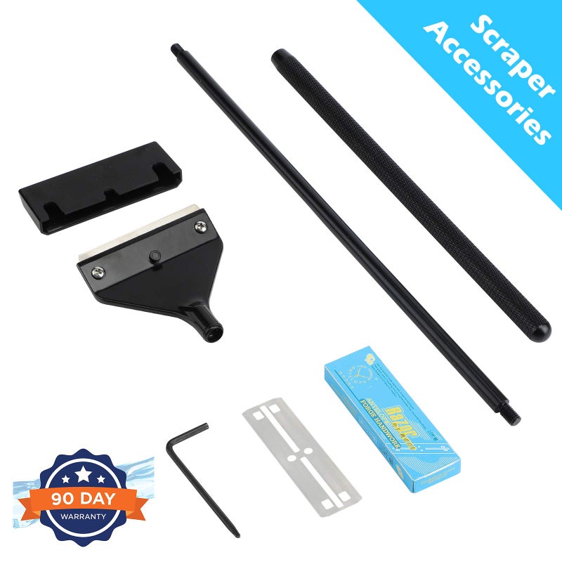 Pronetcus Algae Scraper for Glass Aquariums, Fish Tank Cleaner, Aquarium Algae Scrapers with 10 Stainless Steel Blades. - Image 4