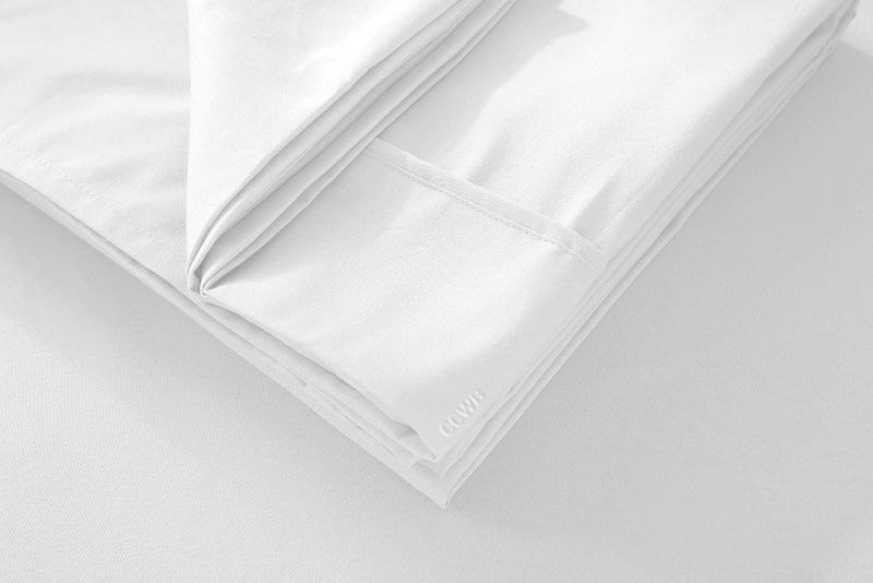 trendbeddingmart TBM Oversize Pillow Case.White Queen Size Extra Large. Fits Even The Fluffiest Pillows Including The Pancake Pillow. Extra Tall Pillowcase. Luxury Egyptian Cotton. 600TC - Image 3