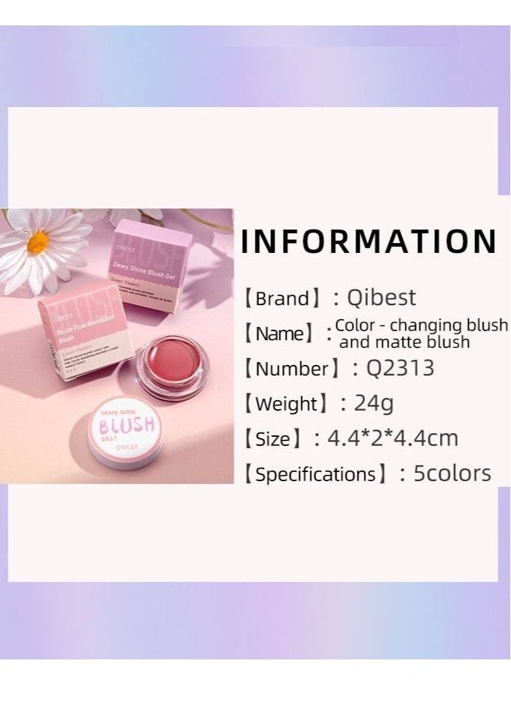 Matte Fine Cream Blush Cheek Lip Multipurpose Highly Pigmented Creamy Long Wearing Smudge Proof Natural Looking Lightweight Blendable and Buildable Cream Blush 04 - pzsku/ZEEC10CBCB6C9AA096210Z/45/_/1689065312/4869bdb8-d4b8-4a99-b3fb-99089acb91dd