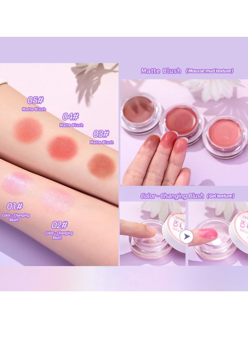 Matte Fine Cream Blush Cheek Lip Multipurpose Highly Pigmented Creamy Long Wearing Smudge Proof Natural Looking Lightweight Blendable and Buildable Cream Blush 04 - pzsku/ZEEC10CBCB6C9AA096210Z/45/_/1689065314/1624a5cc-d376-475e-81f2-efe085b06fb2