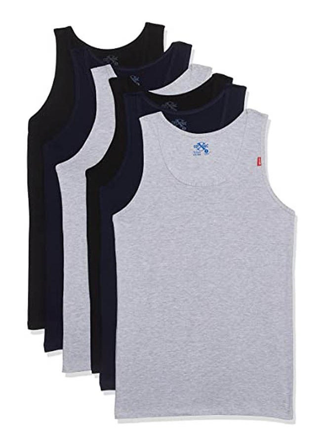 COTTONIL Basic Scoop Neck Sleeveless Undershirts Pack Of 6 