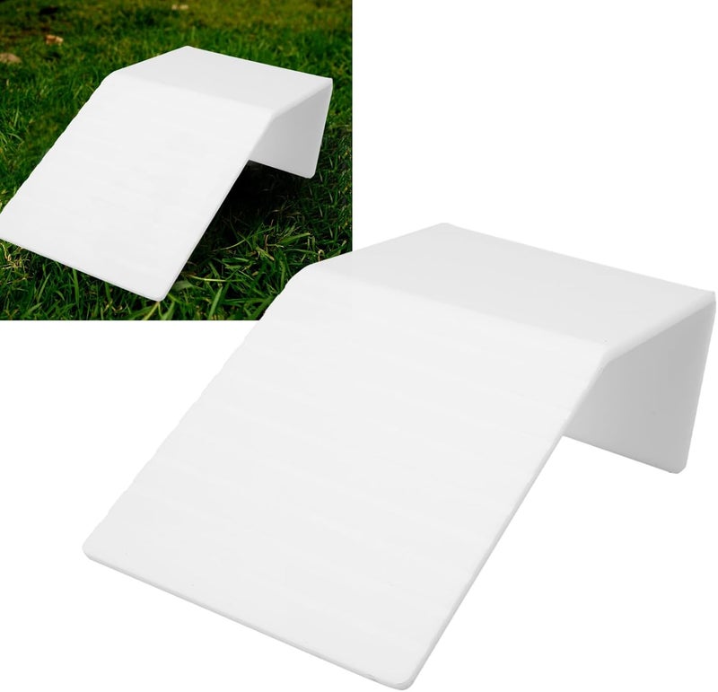 Turtle Basking Platform, Reptile Basking Platform, Acrylic Basking Terrace with Anti Slip Slope for Aquatic Turtles, Multipurpose Landscaping Platform for Turtle Tank Aquarium, Sta (S) - Image 3
